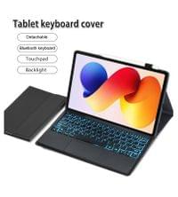 Калъф с Клавиатура за Xiaomi Redmi Pad 2 Pro/ Poco M1 12.1&amp;quot;, Keyboard+TouchPad Backlit Case, Черен - 2