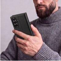 Кожен Калъф за Samsung Z Fold 8 Ultra, Tech-Protect Wallet Book Case, Черен - 4