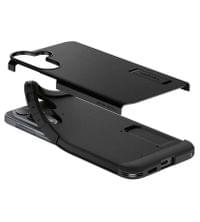Калъф с Поставка за Samsung A37, Spigen Tough Armor Case, Черен - 8