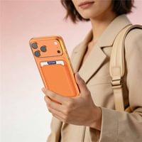 Magsafe Калъф за Карти, GKK Card Holder RFID Case, Оранжев - 3