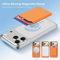 Magsafe Калъф за Карти, GKK Card Holder RFID Case, Оранжев - 6