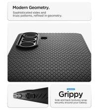 Противоударен Калъф за Samsung S26, Spigen Liquid Air Matte Black Case, Черен - 6