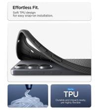 Противоударен Калъф за Samsung S26, Spigen Liquid Air Matte Black Case, Черен - 8