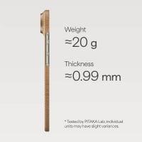 Magsafe Калъф за iPhone Air, Pitaka Edge Golden Glint Case, Златист - 2