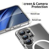 Magsafe Калъф за Samsung S26 Ultra, Tech-Protect Hybrid FlexAir Clear Case, Прозрачен - 3