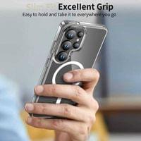 Magsafe Калъф за Samsung S26 Ultra, Tech-Protect Hybrid FlexAir Clear Case, Прозрачен - 5