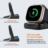 Поставка за Зарядното на Apple Watch, Spigen Rugged Armor TPU Stand, Черен - 10 Поставка за Зарядното на Apple Watch, Spigen Rugged Armor TPU Stand, Черен - 10