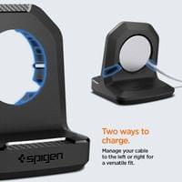 Поставка за Зарядното на Apple Watch, Spigen Rugged Armor TPU Stand, Черен - 11 Поставка за Зарядното на Apple Watch, Spigen Rugged Armor TPU Stand, Черен - 11