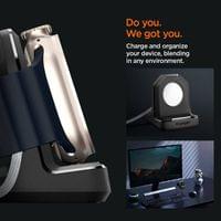 Поставка за Зарядното на Apple Watch, Spigen Rugged Armor TPU Stand, Черен - 13 Поставка за Зарядното на Apple Watch, Spigen Rugged Armor TPU Stand, Черен - 13