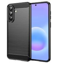 Противоударен Калъф за Samsung A57, Techsuit Premium Carbon Case, Черен - 1