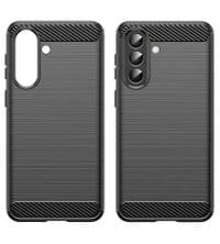Противоударен Калъф за Samsung A57, Techsuit Premium Carbon Case, Черен - 2 Противоударен Калъф за Samsung A57, Techsuit Premium Carbon Case, Черен - 2