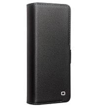 Кожен Калъф за Samsung Z Fold 5, Qialino Leather Book Case, Черен - 4