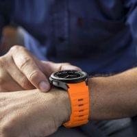 Силиконова Каишка за Samsung Watch 4/ 5/ 6/ 7/ FE, Tech-Protect Silicone Line Band, Оранжев - 2