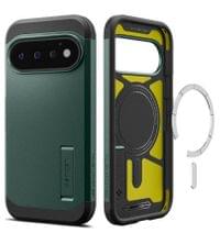Magsafe Калъф за Google Pixel 11 Pro, Spigen Tough Armor Mag Fit Case, Зелен - 2