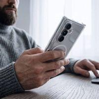 Magsafe Калъф за Samsung Z Fold 8 Ultra, Tech-Protect FlexAir Hybrid Case, Прозрачен - 4