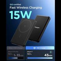 Magsafe Външна Батерия, Spigen Essential EA2205MQ 5000mAh Qi2, Черен - 2 Magsafe Външна Батерия, Spigen Essential EA2205MQ 5000mAh Qi2, Черен - 2