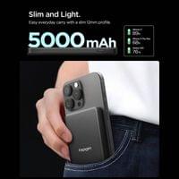 Magsafe Външна Батерия, Spigen Essential EA2205MQ 5000mAh Qi2, Черен - 4 Magsafe Външна Батерия, Spigen Essential EA2205MQ 5000mAh Qi2, Черен - 4