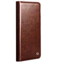 Кожен Калъф за Samsung S26, Qialino Book Case, Кафяв - 4