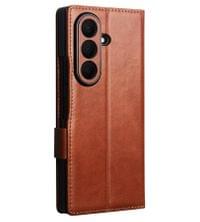 Кожен Калъф за Samsung Z Fold 8 Ultra, Qialino Leather Book Case, Светло Кафяв - 2