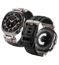 Каишка за Samsung Watch Ultra 1/2 47mm, Spigen Durapro Armor Band, Черен - 2 Каишка за Samsung Watch Ultra 1/2 47mm, Spigen Durapro Armor Band, Черен - 2