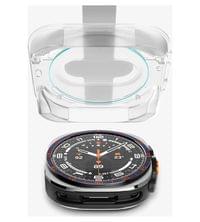 Стъклен Протектор за Samsung Watch Ultra 2 47mm, Spigen Glas.tR EZ Fit 2бр., Прозрачен - 3