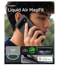 Magsafe Калъф за Google Pixel 11 Pro, Spigen Liquid Air Mag Fit Case, Черен - 6