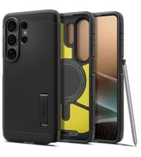 Magsafe Противоударен Калъф за Samsung S26 Ultra, Spigen Tough Armor Case, Черен - 1