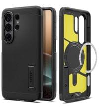 Magsafe Противоударен Калъф за Samsung S26 Ultra, Spigen Tough Armor Case, Черен - 2