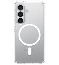 Magsafe Калъф за Samsung S26 Plus, Spigen Ultra Hybrid White Case, Прозрачен - 2