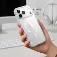 Magsafe Калъф за iPhone 18 Pro/ 17 Pro, Tech-Protect Flexair Hybrid Clear CC Case, Прозрачен - 6 Magsafe Калъф за iPhone 18 Pro/ 17 Pro, Tech-Protect Flexair Hybrid Clear CC Case, Прозрачен - 6