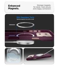 Magsafe Калъф за iPhone 18 Pro Max/ 17 Pro Max, Spigen Nano Pop Mag Fit Case Burgundy, Бордо - 5 Magsafe Калъф за iPhone 18 Pro Max/ 17 Pro Max, Spigen Nano Pop Mag Fit Case Burgundy, Бордо - 5