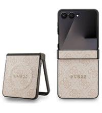 MagSafe Калъф за Samsung Z Flip 7, Guess Leather 4G Classic Case, Розов - 2