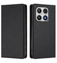 Кожен Калъф с Джобове за Xiaomi 17, Rfid Wallet Case, Черен - 2