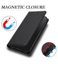 Кожен Калъф с Джобове за Xiaomi 17, Rfid Wallet Case, Черен - 3