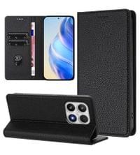 Кожен Калъф с Джобове за Xiaomi 17, Rfid Wallet Case, Черен - 7