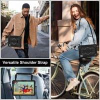 Калъф с Дръжка за Xiaomi Redmi Pad 2 Pro 12.1&amp;quot;, KickStand Rugged Case, Черен - 4