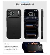 Magsafe Калъф за iPhone 18 Pro/ 17 Pro, Spigen Thin Fit Mag Fit Case, Черен - 7 Magsafe Калъф за iPhone 18 Pro/ 17 Pro, Spigen Thin Fit Mag Fit Case, Черен - 7