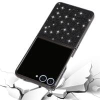 Калъф с Блестяща Декорация за Samsung Z Flip 7, Glitter Case, Черен - 2