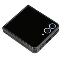 Калъф с Блестяща Декорация за Samsung Z Flip 7, Glitter Case, Черен - 3