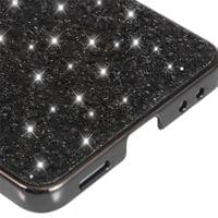 Калъф с Блестяща Декорация за Samsung Z Flip 7, Glitter Case, Черен - 4