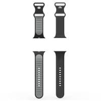 Силиконова Каишка за Apple Watch 42/ 41/ 40mm, Spigen Nano Pop Band, Черен - 4 Силиконова Каишка за Apple Watch 42/ 41/ 40mm, Spigen Nano Pop Band, Черен - 4
