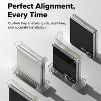 Протектор за Сгъвката на Samsung Z Flip 7, Ringke Hinge Dual Easy Pro Film Glass 2бр., Прозрачен - 4 Протектор за Сгъвката на Samsung Z Flip 7, Ringke Hinge Dual Easy Pro Film Glass 2бр., Прозрачен - 4