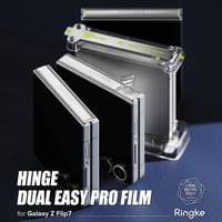 Протектор за Сгъвката на Samsung Z Flip 7, Ringke Hinge Dual Easy Pro Film Glass 2бр., Прозрачен - 5 Протектор за Сгъвката на Samsung Z Flip 7, Ringke Hinge Dual Easy Pro Film Glass 2бр., Прозрачен - 5