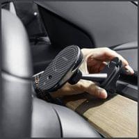Безжично Зарядно за Tesla с Magsafe, Pitaka MagEZ Car Mount Pro 2 Qi2 15W, Черен - 4