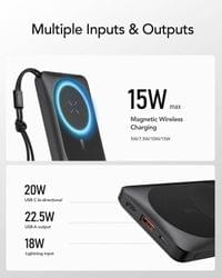 MaSafe Външна батерия, Veger Magon-Stand 10000mAh 22.5W, Черен - 4 MaSafe Външна батерия, Veger Magon-Stand 10000mAh 22.5W, Черен - 4