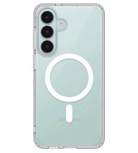 Magsafe Калъф за Samsung S26 FE, Spigen Ultra Hybrid Mag Fit Case Clear/White, Прозрачен - 2 Magsafe Калъф за Samsung S26 FE, Spigen Ultra Hybrid Mag Fit Case Clear/White, Прозрачен - 2
