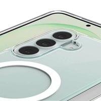 Magsafe Калъф за Samsung S26 FE, Spigen Ultra Hybrid Mag Fit Case Clear/White, Прозрачен - 4 Magsafe Калъф за Samsung S26 FE, Spigen Ultra Hybrid Mag Fit Case Clear/White, Прозрачен - 4