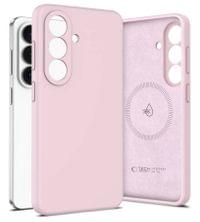 Magsafe Калъф за Samsung S26 Plus, Tech-Protect Silicone Case, Розов - 2