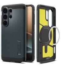 Magsafe Противоударен Калъф за Samsung S26 Ultra, Spigen Tough Armor Case, Зелен - 2