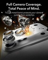 Протектор за Камерата на iPhone 18 Pro, ESR Armorite Pro Cam Glass, Сребрист - 2 Протектор за Камерата на iPhone 18 Pro, ESR Armorite Pro Cam Glass, Сребрист - 2